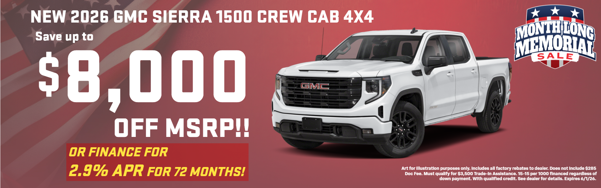 NEW SIERRA 1500 OFFERS FROM DENNY MENHOLT IN CODY, WY